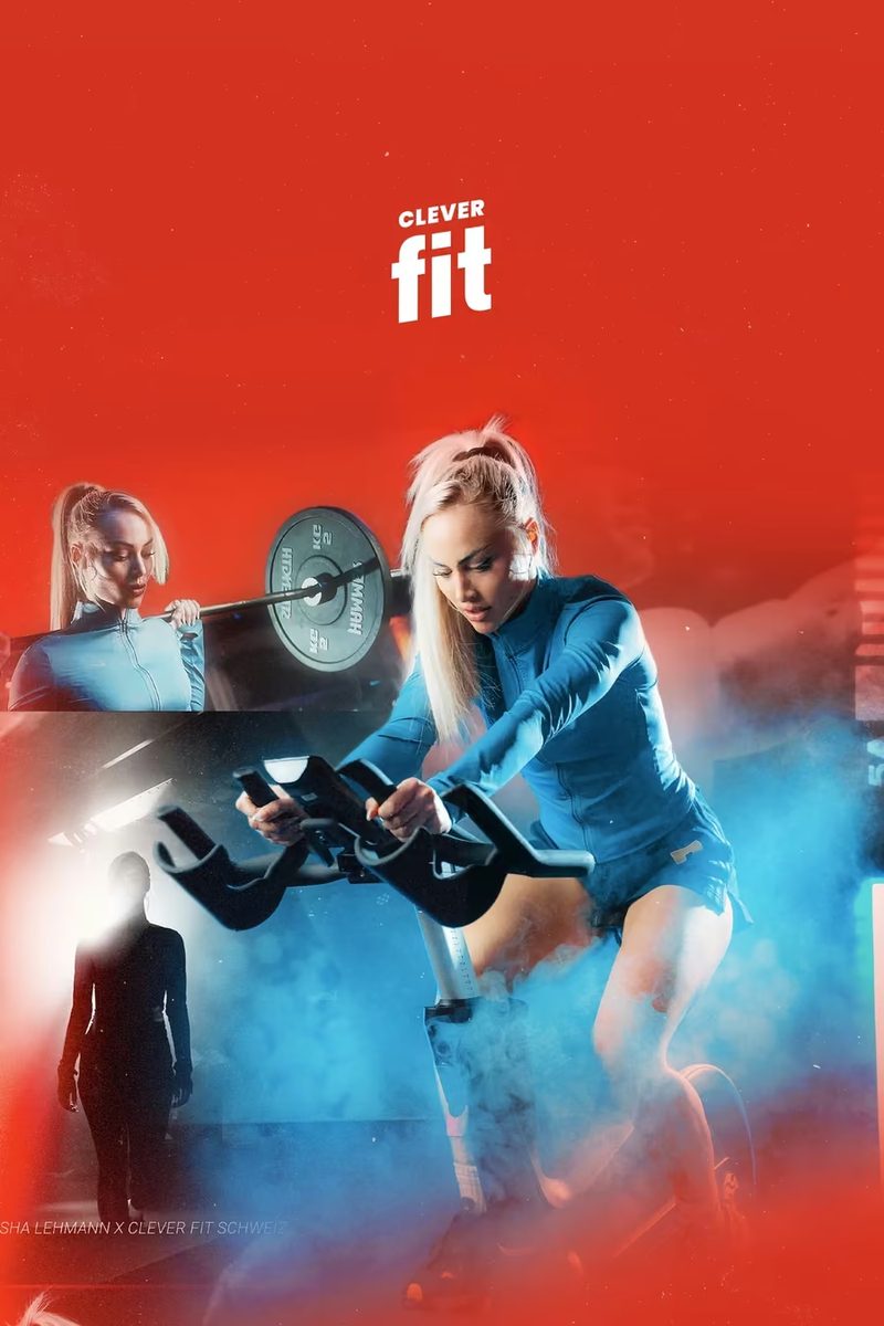 Clever Fit × Alisha Lehmann: Zwei Stunden, zwei Reels.