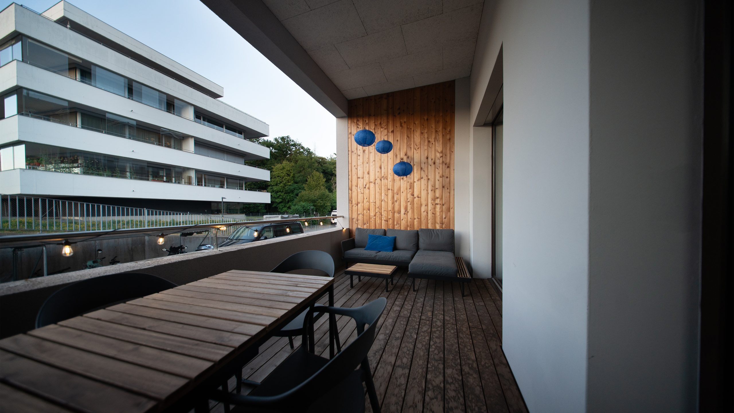 Haldelain-Office in Liebefeld: Balkon
